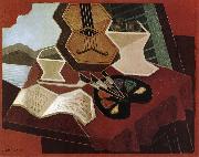 Juan Gris The table in front of sea France oil painting artist